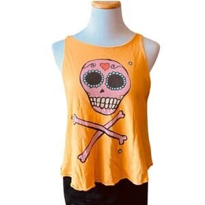 Wildfox Sugar Skull Day Of The Dead Swing Top Size Small